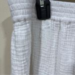 Faherty  Women's Ruffle Hem Midi Skirt white size medium Photo 4