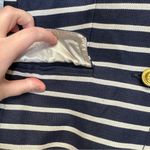 J.Crew J. Crew Schoolboy Navy Blue & White Striped Long Sleeve Button Blazer Size 00 Photo 5