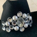 Cowboy Hat 100% Wool Felt with Pearls and Crystals Black Photo 3