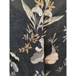 Rachel Zoe  Floral Linen Blend Cap Sleeve Button Back Top Womens Large Photo 4