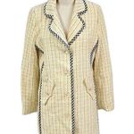 Koos, of course! Lightweight coat/long blazer yellow and black Sz S Photo 0