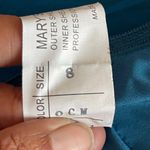 MODERN MAIDS | Teal Beaded Strapless Mermaid Gown Sz 8 Photo 10