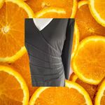 East 5th Black Dress with Starburst Pattern on the Side‎ Size XL Gray Photo 5