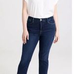 frame denim  Women's High-Rise Straight Jeans Sz 25 Le High Straight Crop Length Photo 2
