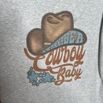 Wild Junkie Boutique I Wanna Be A Cowboy Baby Gray Tee Size Large Photo 1