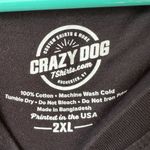 Maternity Black and White Short Sleeve Shirt Size 2X Photo 2