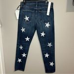 Current/Elliott NEW Current Elliott The Fling star print boyfriend jeans women’s size 28 Photo 4