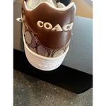 Coach  Signature Logo Print Sneakers size 8.5 Photo 8