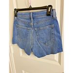 L'Agence NWT Audrey Gold Zipper Womens High Rise Frayed Denim Shorts Size 24 Photo 4