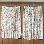 Torrid  Maxi Swiss Dot Ruffle Hi-Low Skirt Cream / Floral Women’s size 4X​​ Photo 2