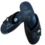 Italian Shoemakers Black Mules Comfortable Design Photo 0