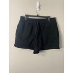 New FB County Women's Rhinestone Black Sweat Shorts, Size Large Photo 1