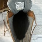 Sorel Kinetic Caribou Snow Boots Womens 7.5 Light Brown Leather Gray Waterproof Photo 15