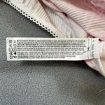 Forever 21 NWT  Crop Top M Womens Floral Print Pink White Ruffle Sleeve Knit Puff Photo 5