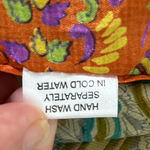 Vintage Reversible Sari Layered Wrap Maxi Skirt Bohemian Multicolor Fabrics OS Size undefined Photo 14