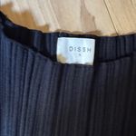 DISSH Black Ribbed Maxi Dress Photo 1