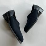 Munro Blue Stretch Fabric Loafer Shoes Leather Womens Size 9.5 N Narrow … Photo 4