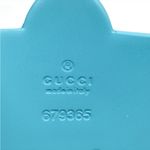 Gucci Blue Perforated Rubber Tote Bag with COA EUC Photo 7