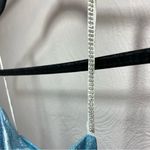 Mundefeis Light blue iridescent shimmer mini dress szM Size M Photo 2