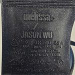 Melissa x Jason Wu Womens 9 Ophelia Low Sandal in Dark Blue Glitter NEW Photo 9