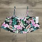 Hurley  Swing Tank‎ Island Style Floral Crop Top Size Medium Photo 3