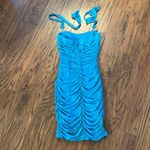 Beautiful, sexy dress! Stretchy! Blue Size XS Photo 5