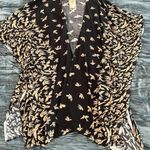 Kathmandu Imports Brown  and Tan Bird Print Kimono One size fits S-L By Kathmandu  Photo 0