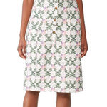 The East Order  Tarshie White Floral Sleeveless Button Front Sheath Dress Size XS Photo 0