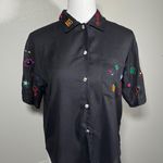 The Vintage Shop Vintage Whimsical Button Down Blouse Photo 0