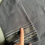 Sonoma Vintage 90s/Y2K Jean Company Embroidered Black Top 3/4 Sleeve size medium Photo 5