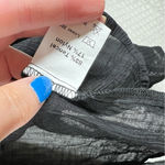 Revolve SNDYS.‎ Black Sheer Asymmetrical Long Sleeve Top Size XXL Photo 3