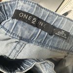One 5 One  Denim Shorts sz M pockets mom casual blue jean High Rise Photo 3