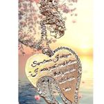 Sometimes I Whisper Miss You Necklace Rose Gold Color Loved One Beloved Pet New Photo 1