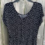NWOT Clara Sun Woo Crop Jumpsuit Black White Dot Size Petite Small Photo 3