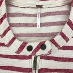 Free People Peplum Striped Jacket  Large Photo 7