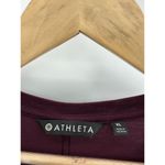 Athleta  Cloudlight Asym Burgundy Side Tie Tank Top Women's Size X-Large XL Photo 3