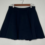 MSGM Pleated Flare Mini Skirt Navy Blue Made in Italy Size 40 Photo 0