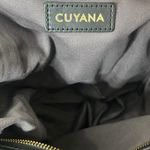 Cuyana Le Sud Weekender Bag Navy Canvas Black Leather Large Travel Tote Photo 11