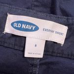 Old Navy  Womens Everyday Short Chino Khaki Summer Shorts Navy Blue Size 8 Photo 6