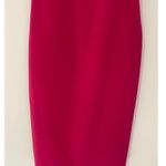 Likely  Gabrielle Sleeveless Bodycon Midi Dress Fuschia Hot Solid Pink 6 EUC Photo 2