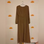 San Joy Beautiful Tan Dress with Shorts Photo 2