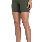 Colorfulkoala Women's High Waisted Biker Shorts with Pockets 6" Inseam Green (118) Photo 0
