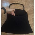 Lands End Halter Tank Swim Top Size 12 Black Photo 6