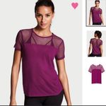 Victoria's Secret Victoria’s Secret Sport Violet Mesh Tee Photo 1