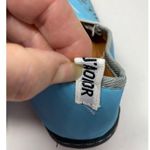 J’AOIOR Women's Size 38 Slip On Casual Flats Light Blue Leather Shoes New Photo 7