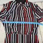 Area Stars Thin Stripe Short Dress in Black Red S NWT Photo 6