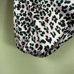 Maje Draped Leopard Print Mini Dress Women's XL Pink Faux Wrap Ruched Party NWT Photo 12