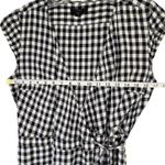 J Crew Midi Wrap Dress Womens XXS Blue White Gingham Viscose Classic Cottagecore Photo 6