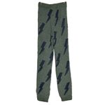 Macaron Knit Lounge Pants Women’s Small Green Lightning Bolt Joggers Photo 1