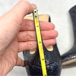 Giuseppe Zanotti  Snakeskin Leather Pointed Toe Mid Stiletto Heeled Ankle Boots Photo 9